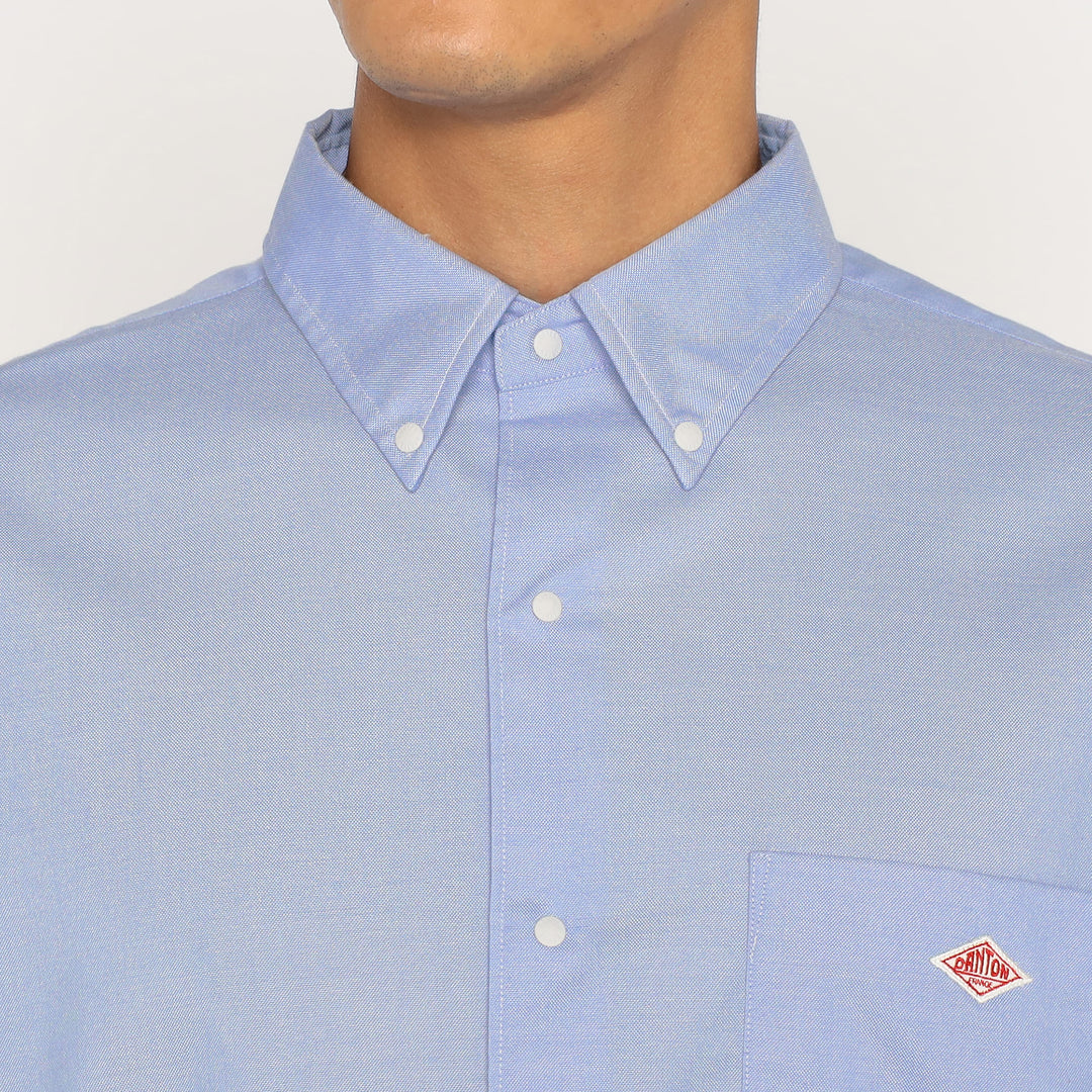 Men's Oxford Short Sleeve Button-Down Shirt