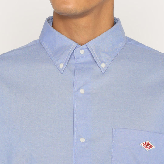 Men's Oxford Short Sleeve Button-Down Shirt