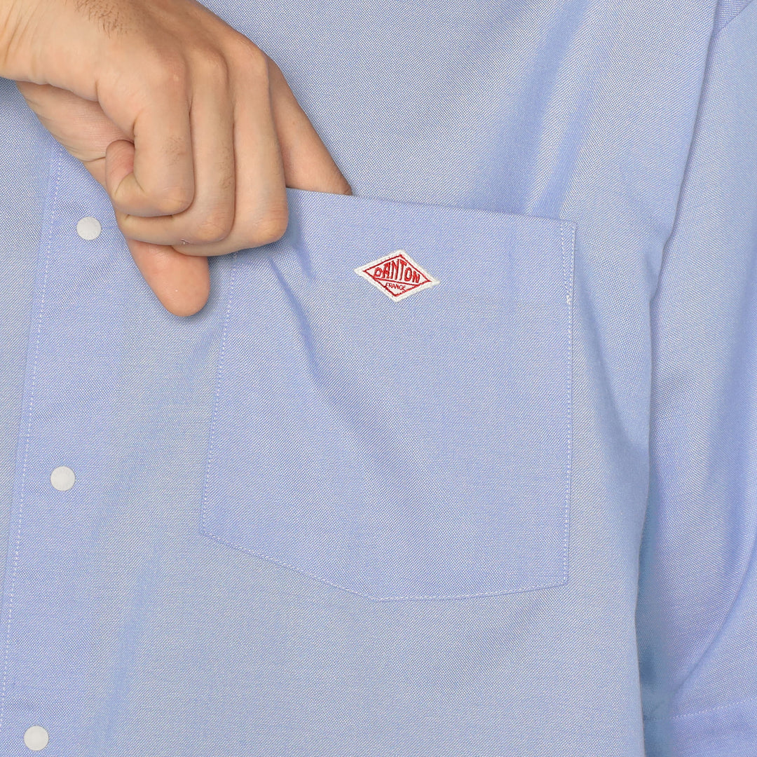Men's Oxford Short Sleeve Button-Down Shirt