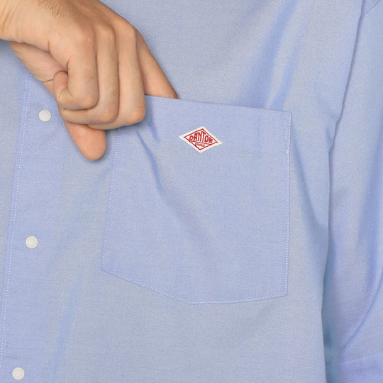 Men's Oxford Short Sleeve Button-Down Shirt