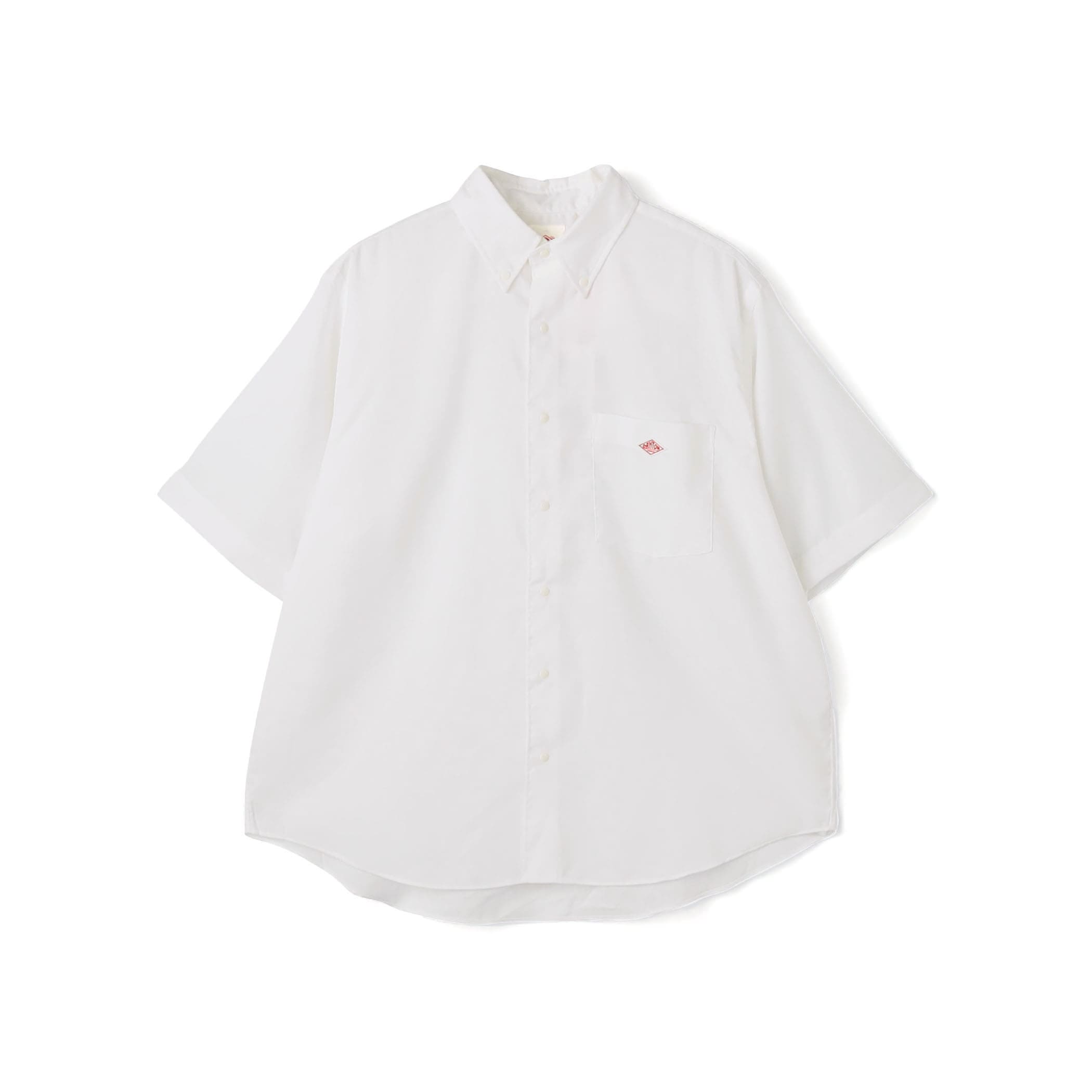 DANTON Men's Oxford Short Sleeve Button-Down Shirt