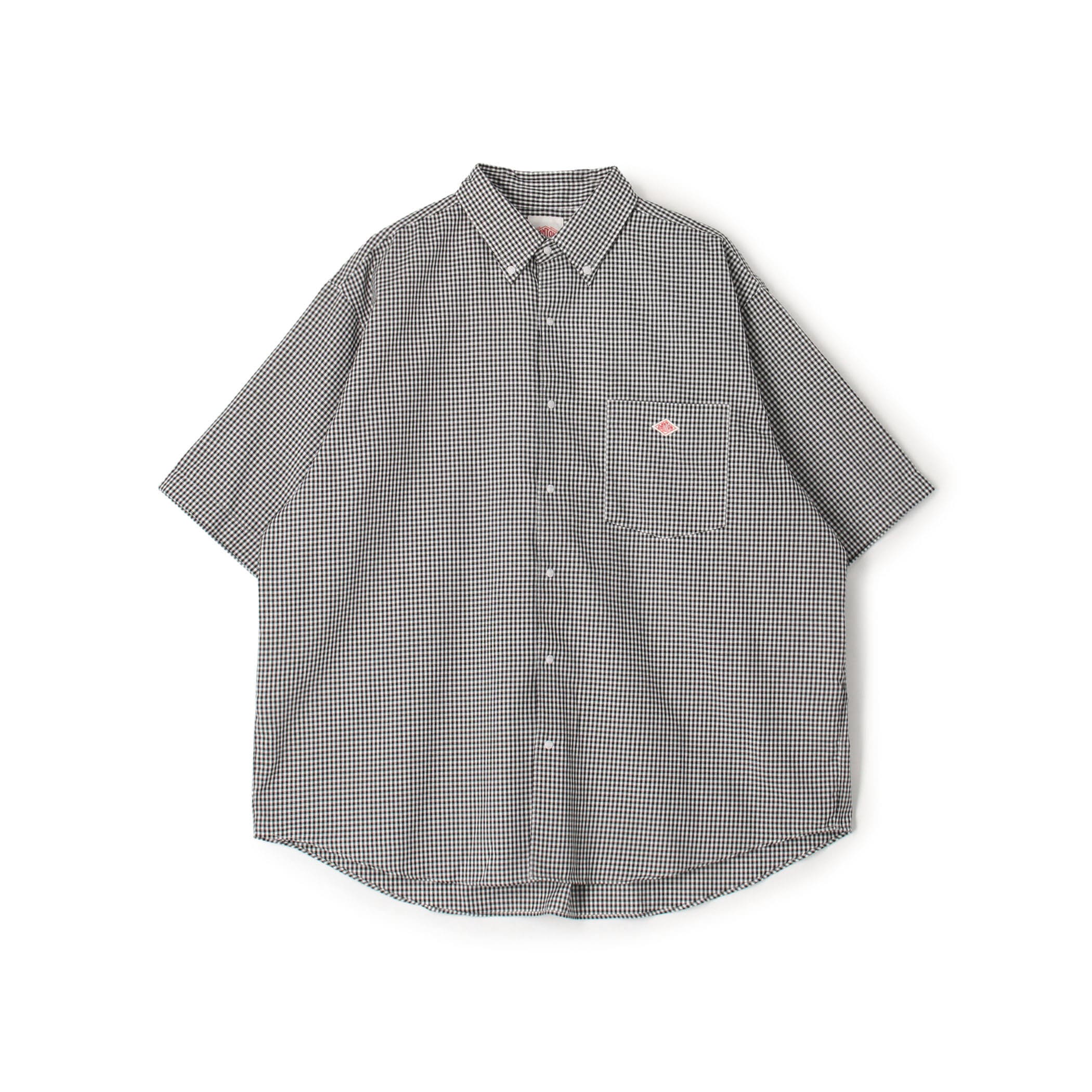 DANTON Men's Oxford Short Sleeve Button-Down Shirt