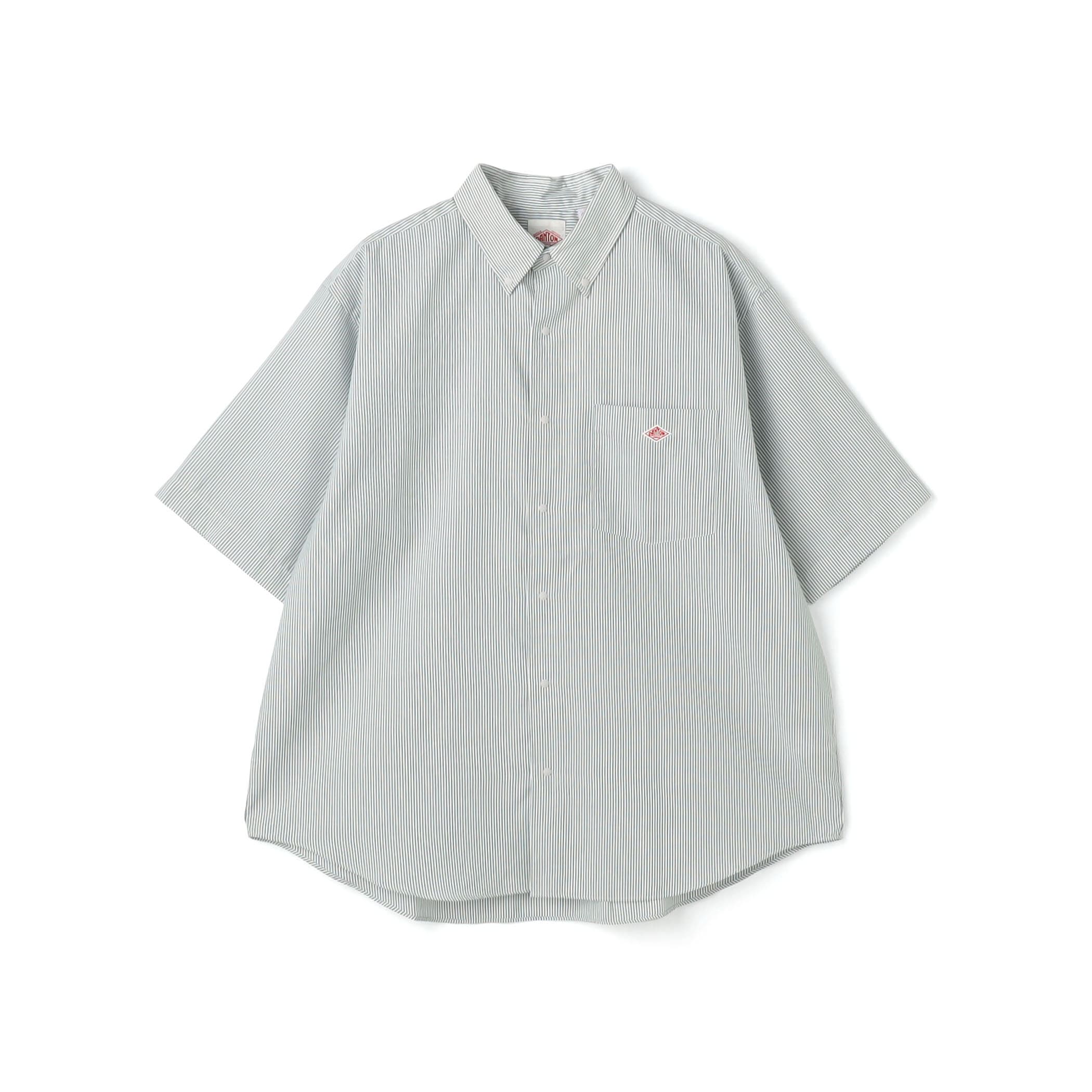 DANTON Men's Oxford Short Sleeve Button-Down Shirt