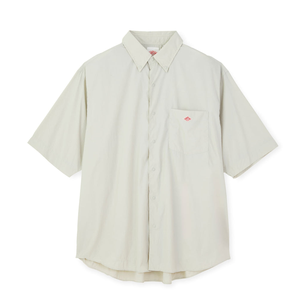 DANTON Men's Typewriter Short Sleeve Button-Down Shirt
