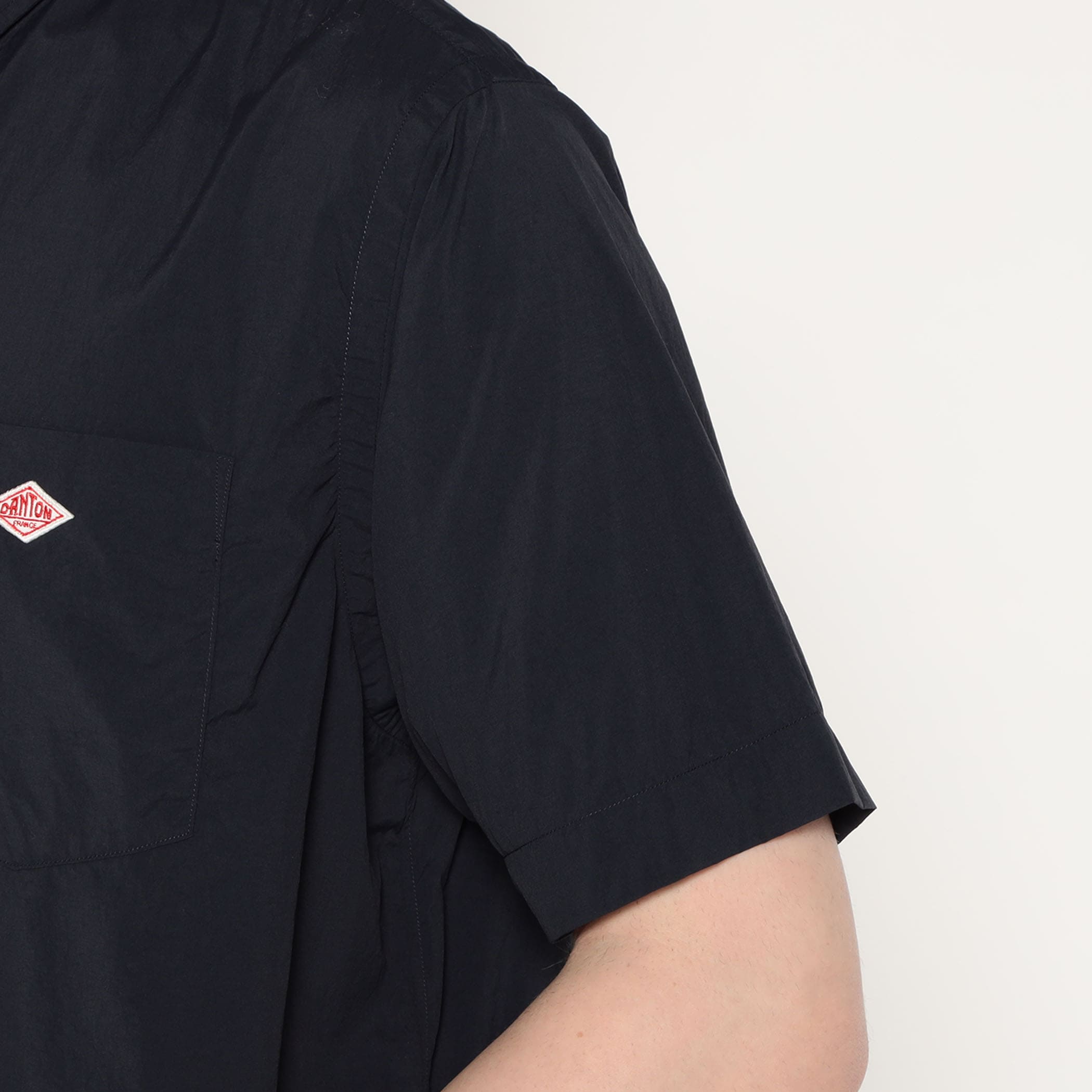DANTON Men's Typewriter Short Sleeve Button-Down Shirt