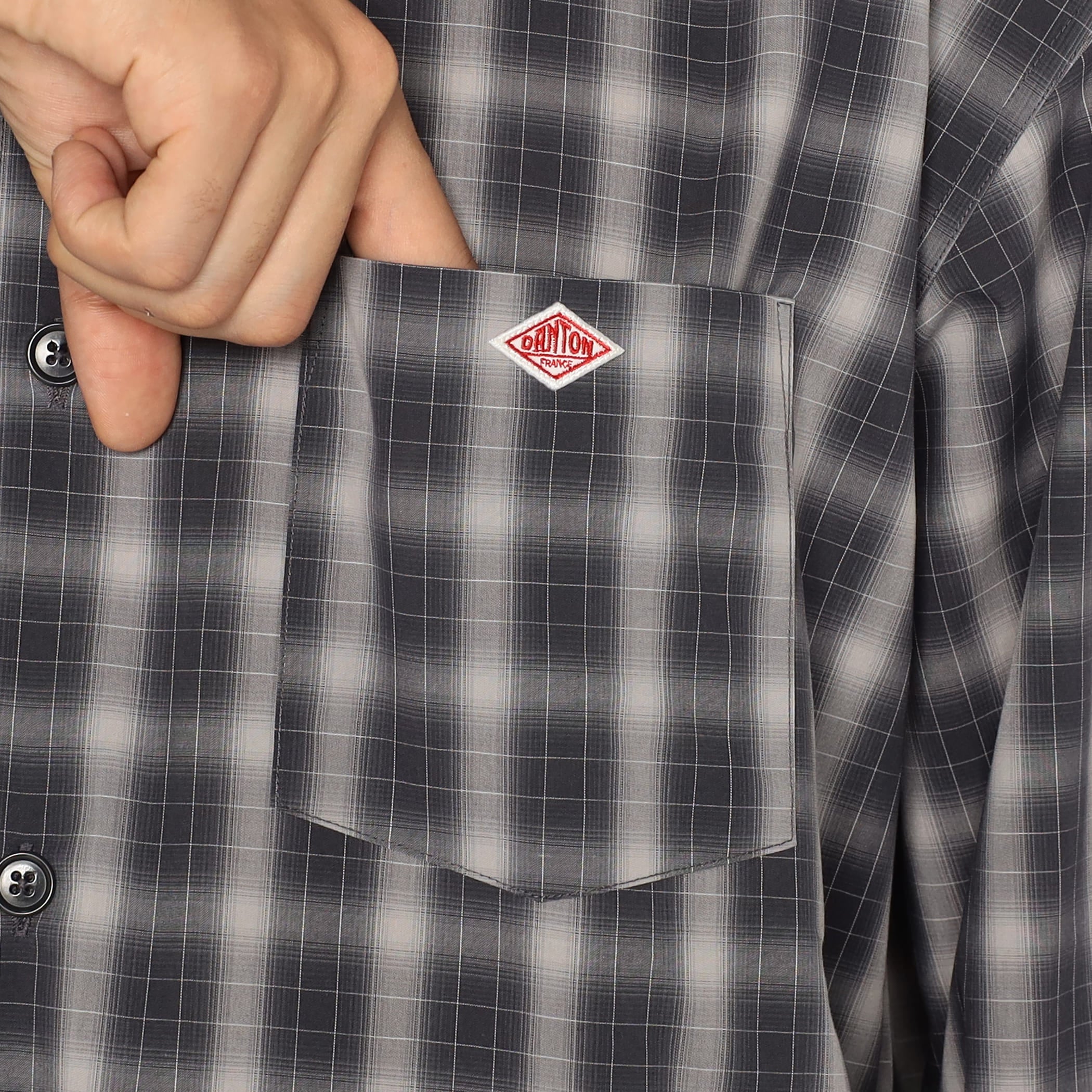 DANTON Men's T/C Poplin Work Shirt