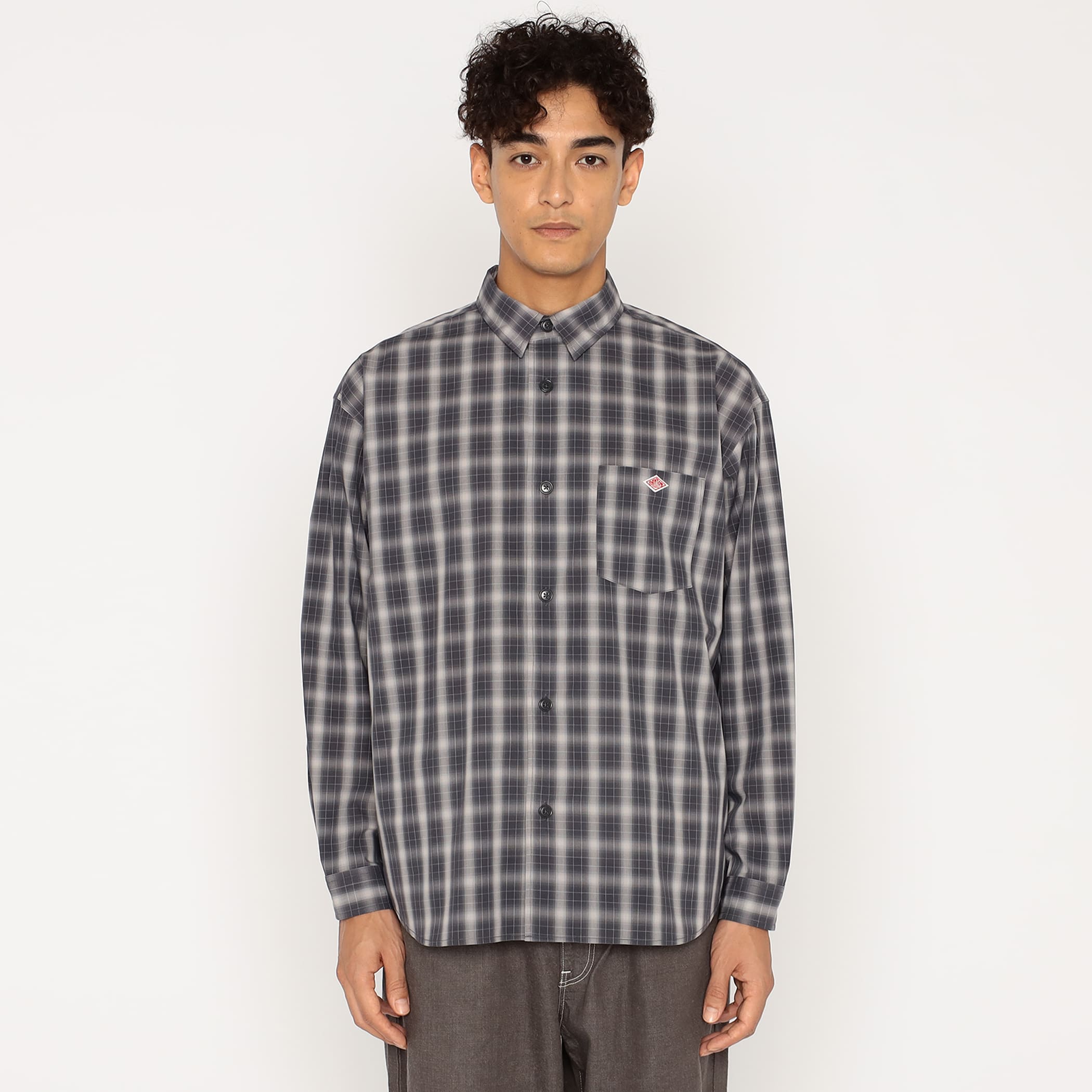 DANTON Men's T/C Poplin Work Shirt