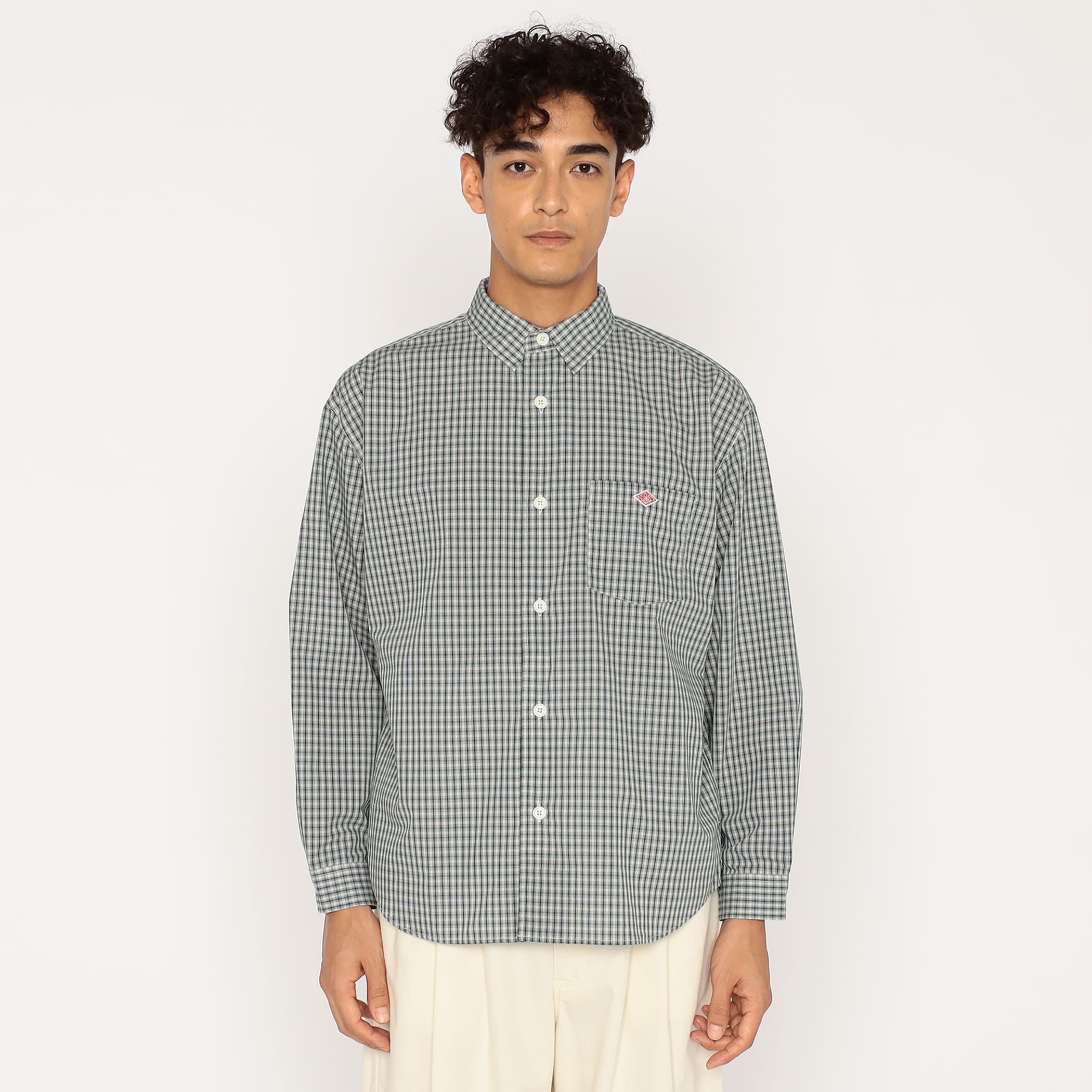 DANTON Men's T/C Poplin Work Shirt