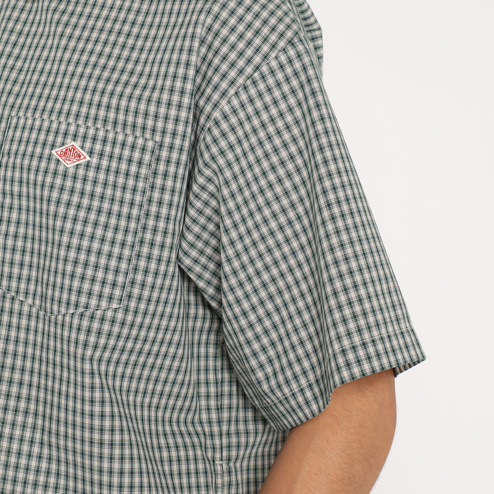 DANTON Men's T/C Poplin Short Sleeve Work Shirt