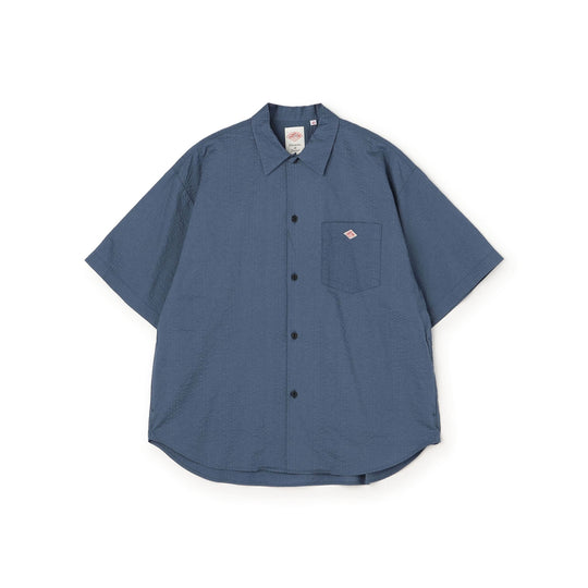 Men's Seersucker Short Sleeve Work Shirt