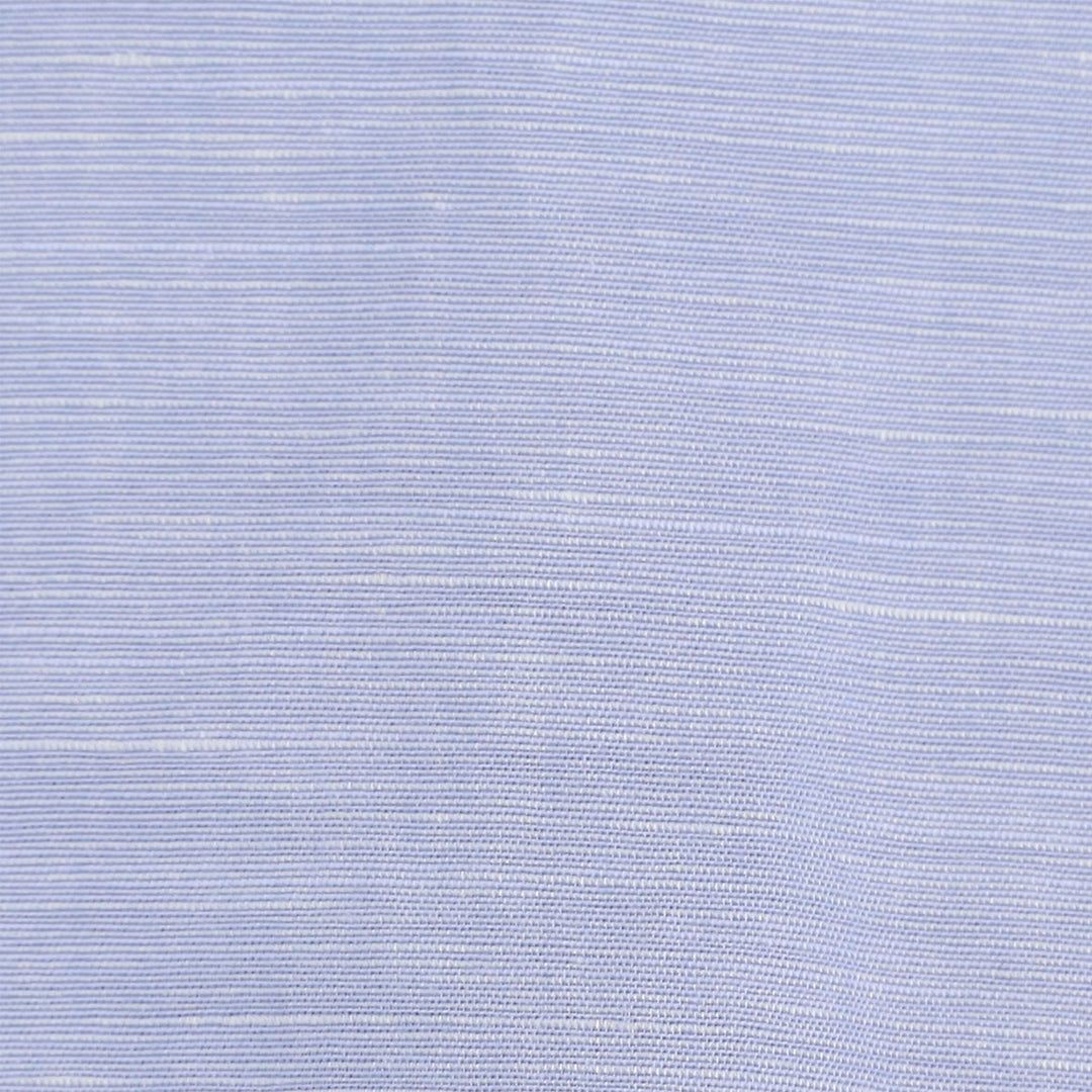 Men's Cotton Linen Slub Open-Collar Shirt