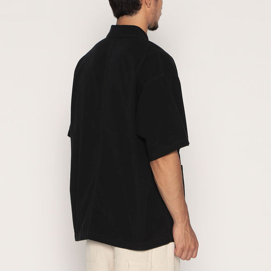 Men's Organic Cotton Washer Short Sleeve Coverall Shirt