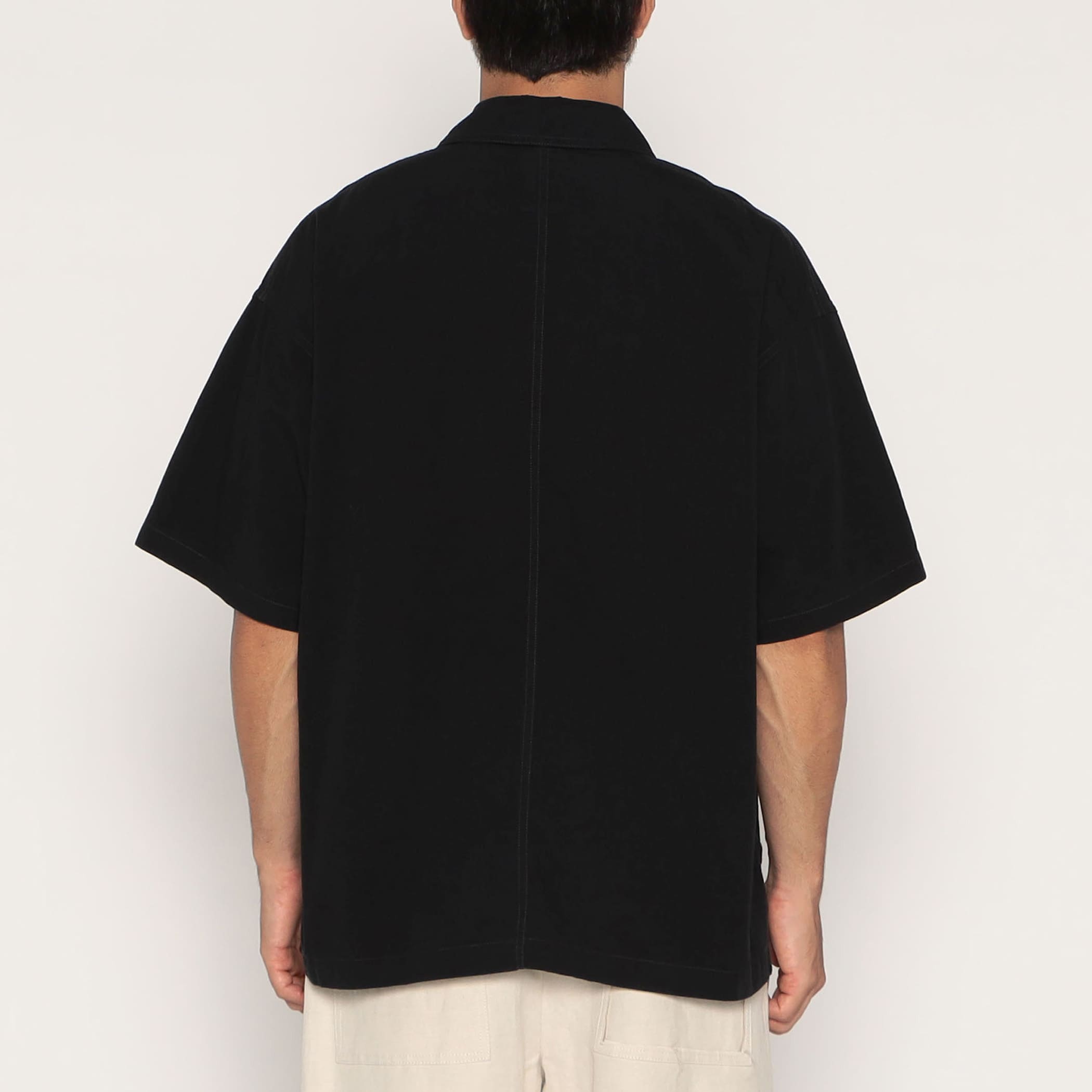 DANTON Men's Organic Cotton Washer Short Sleeve Coverall Shirt