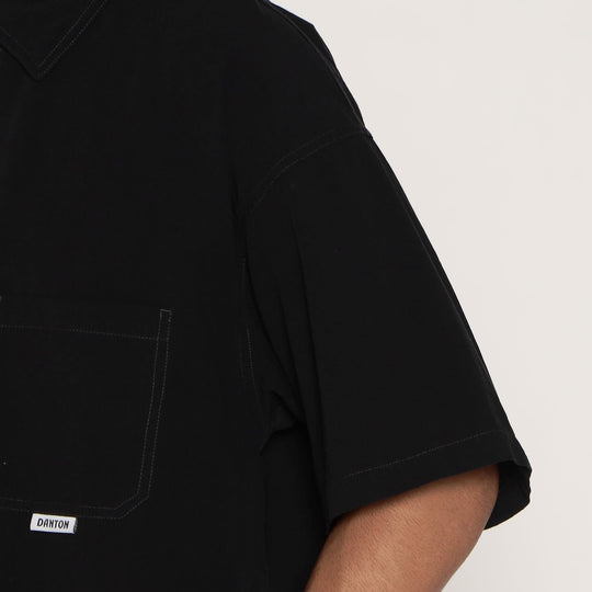 Men's Organic Cotton Washer Short Sleeve Coverall Shirt