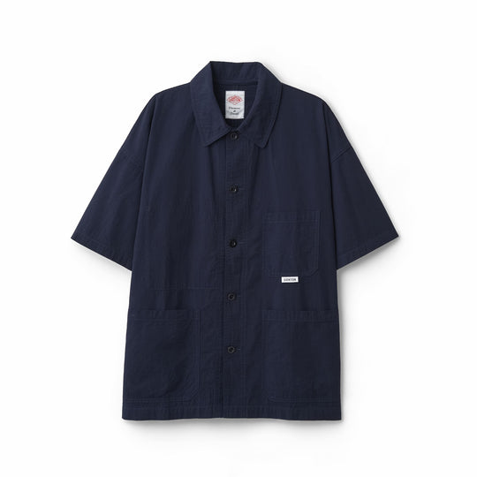 Men's Organic Cotton Washer Short Sleeve Coverall Shirt