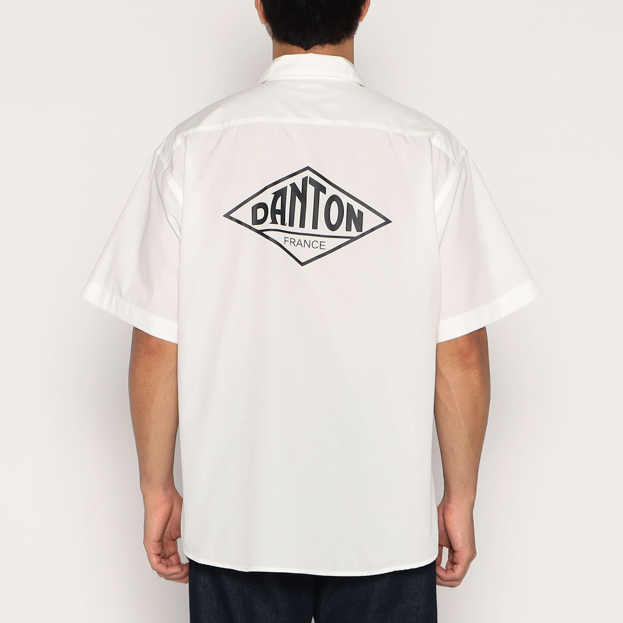 DANTON Men's Back Logo Short Sleeve Work Shirt
