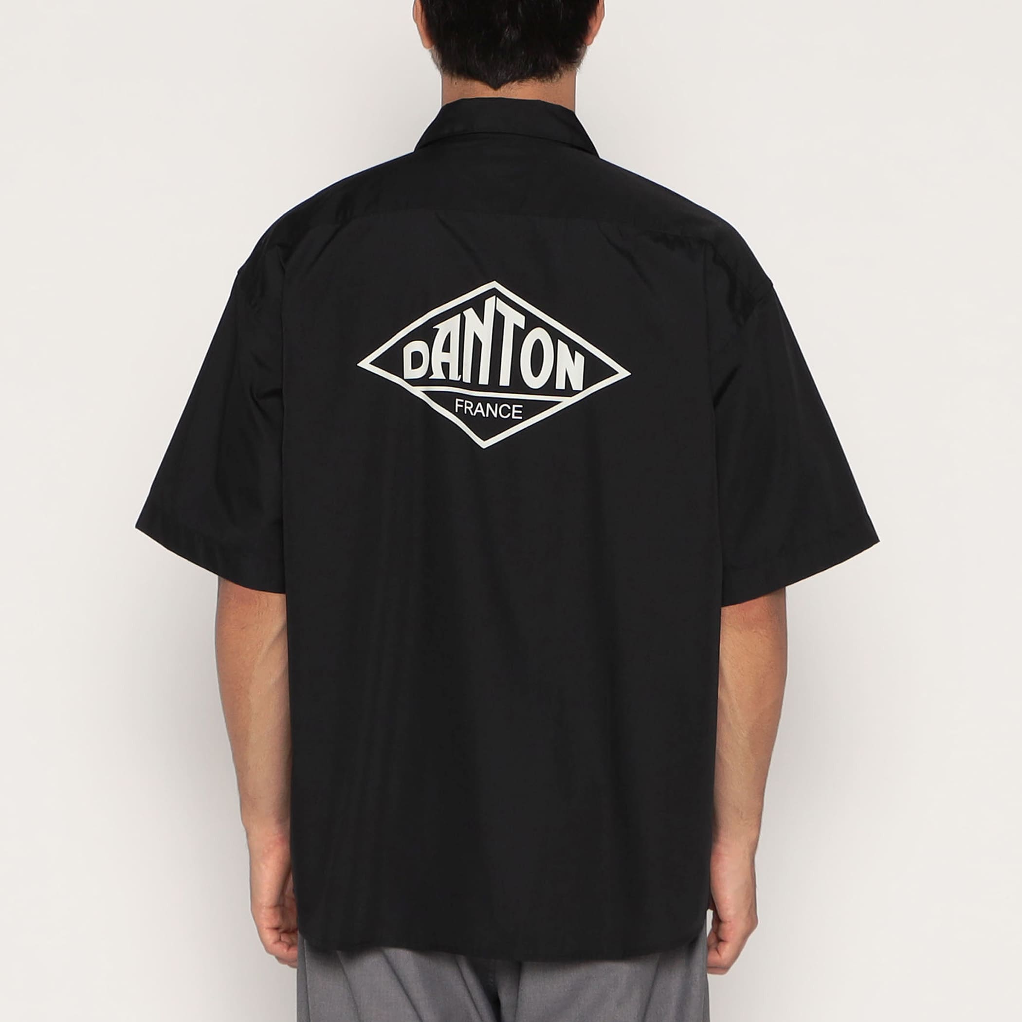 DANTON Men's Back Logo Short Sleeve Work Shirt