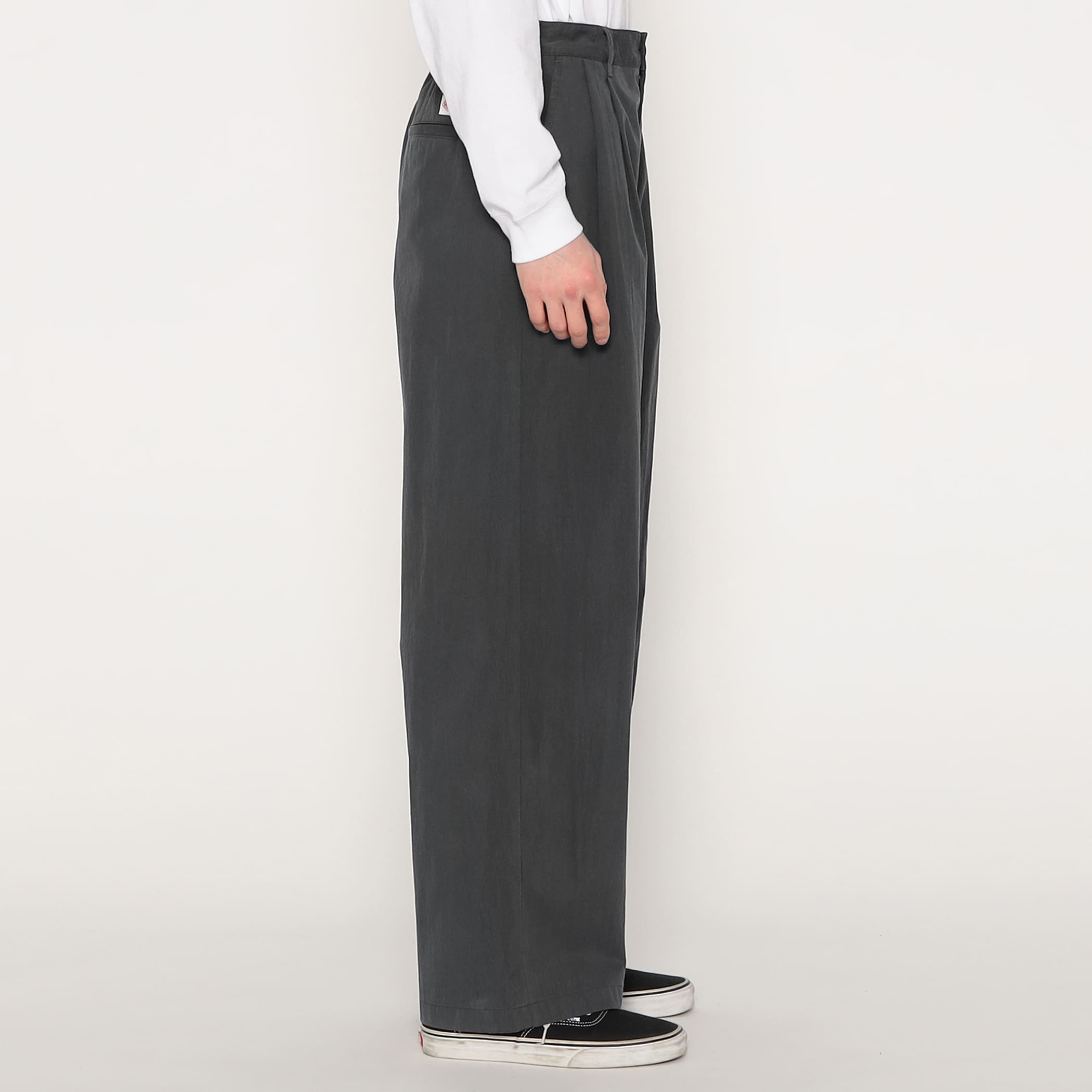 パンツ DOUBLE PLEATED STRAIGHT FIT WESTPOINT DANTON Men's C/N Twill Double Pleated Easy Pants