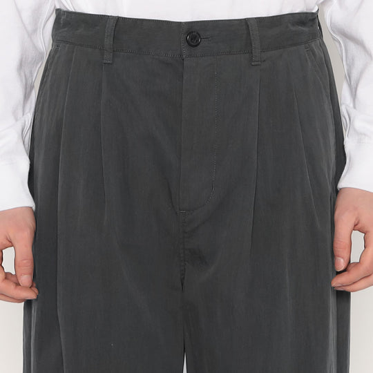 Men's C/N Twill Double Pleated Easy Pants