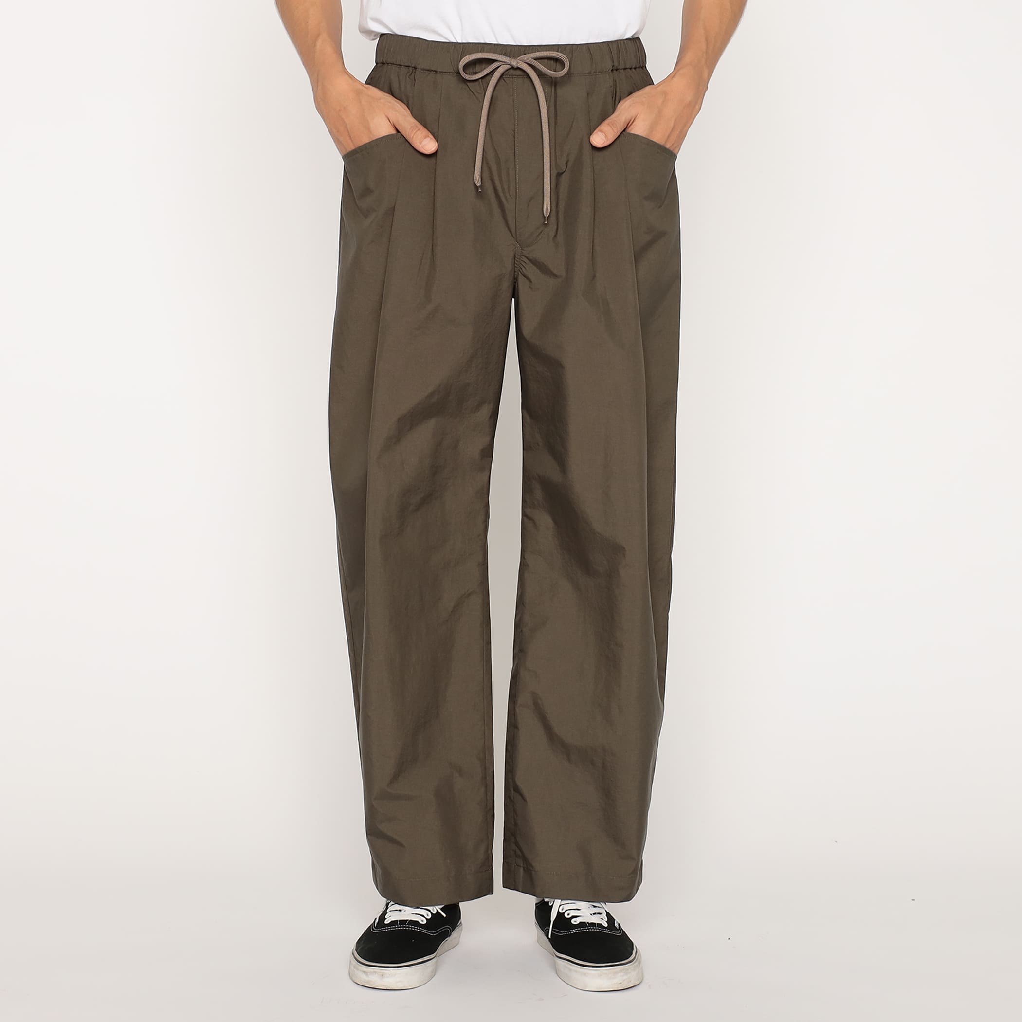DANTON Men's Stunner Nylon 2tuck Easy Pants