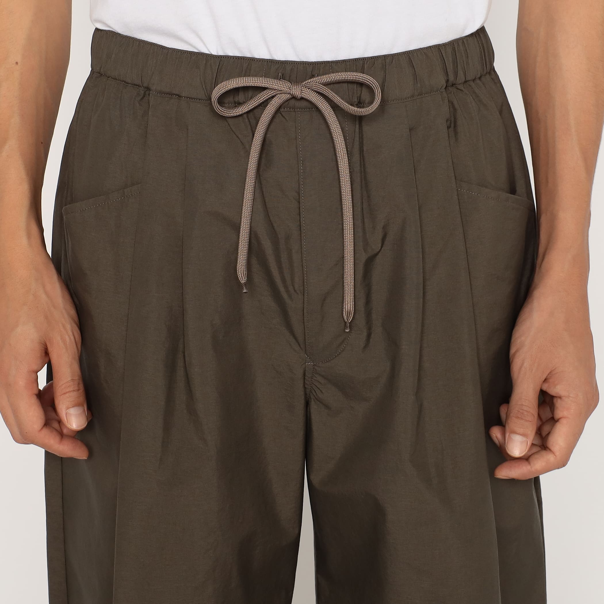 DANTON Men's Stunner Nylon 2tuck Easy Pants