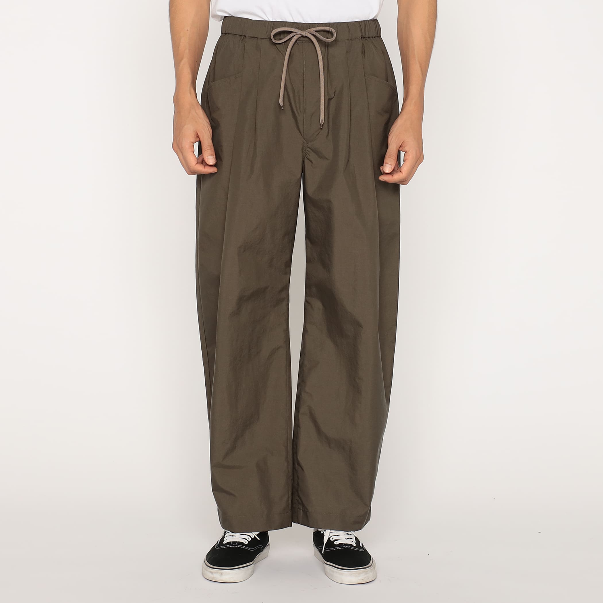 DANTON Men's Stunner Nylon 2tuck Easy Pants