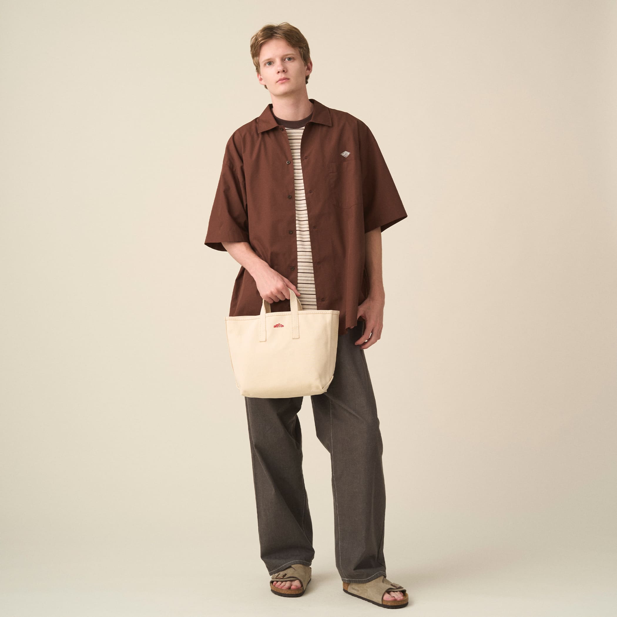 DANTON VOSGES MOYEN - Cotton Canvas Tote Bag