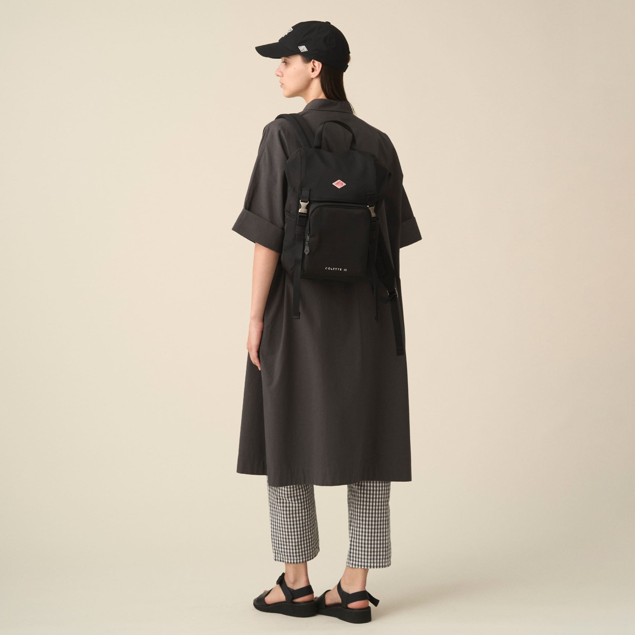DANTON COLETTE 12 - Polyester Twill Flap Top Rucksack