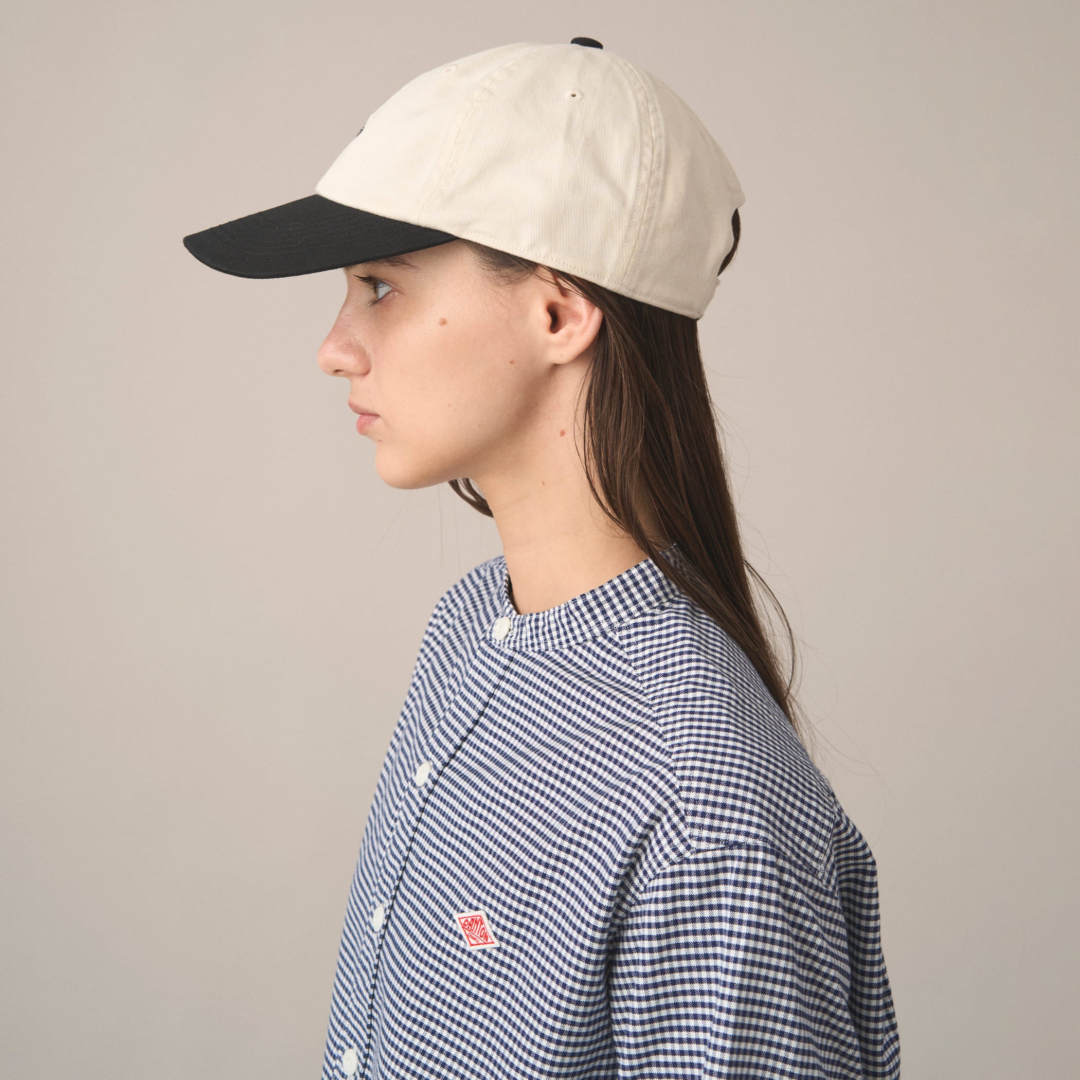 ひーこ_2点DANTON DANTON Chino Cloth 6-Panel Cap 2tone