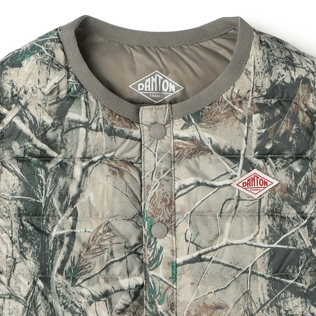 Kids' Inner Down Crewneck Vest Print