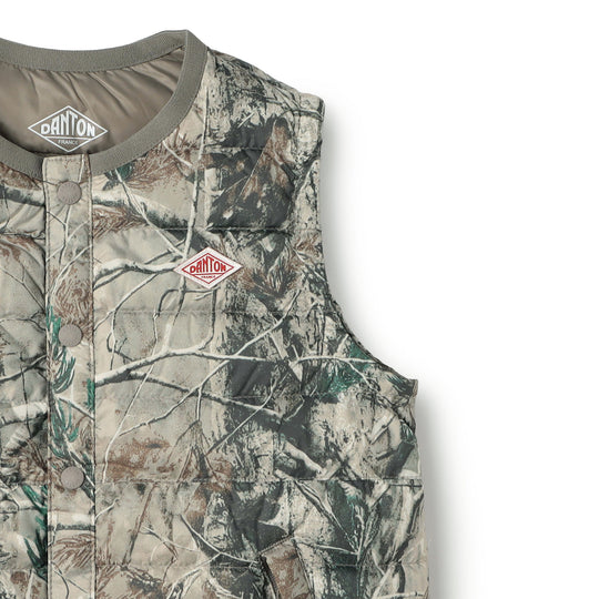 Kids' Inner Down Crewneck Vest Print