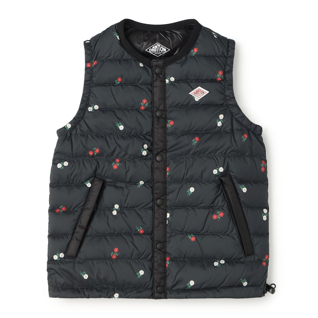 Kids' Inner Down Crewneck Vest Print