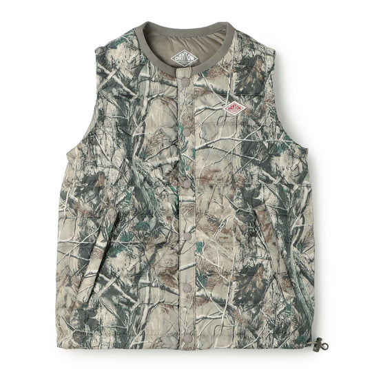 Kids' Inner Down Crewneck Vest Print