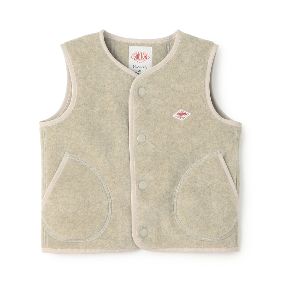 Kids' Fleece Collarless Vest