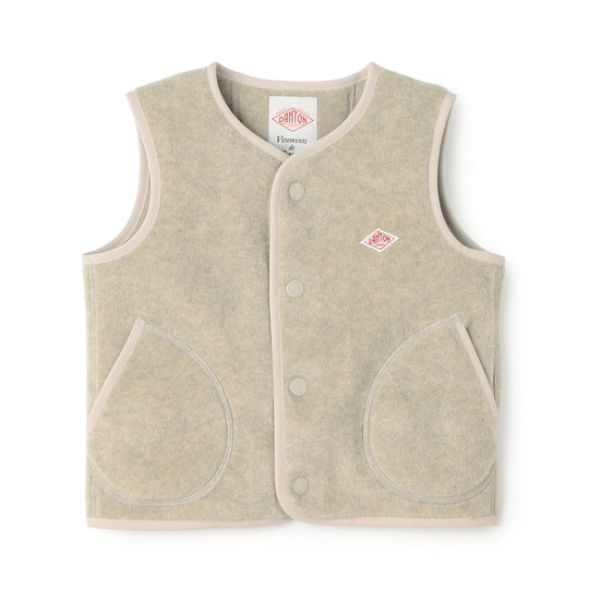Kids' Fleece Collarless Vest