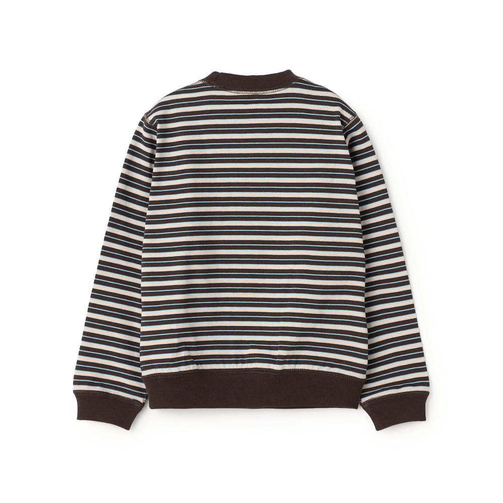Kids' Long Sleeve Sweat T-Shirt Stripe