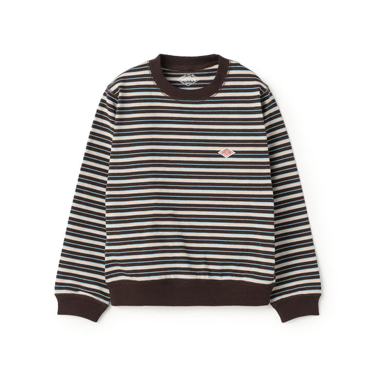 Kids' Long Sleeve Sweat T-Shirt Stripe