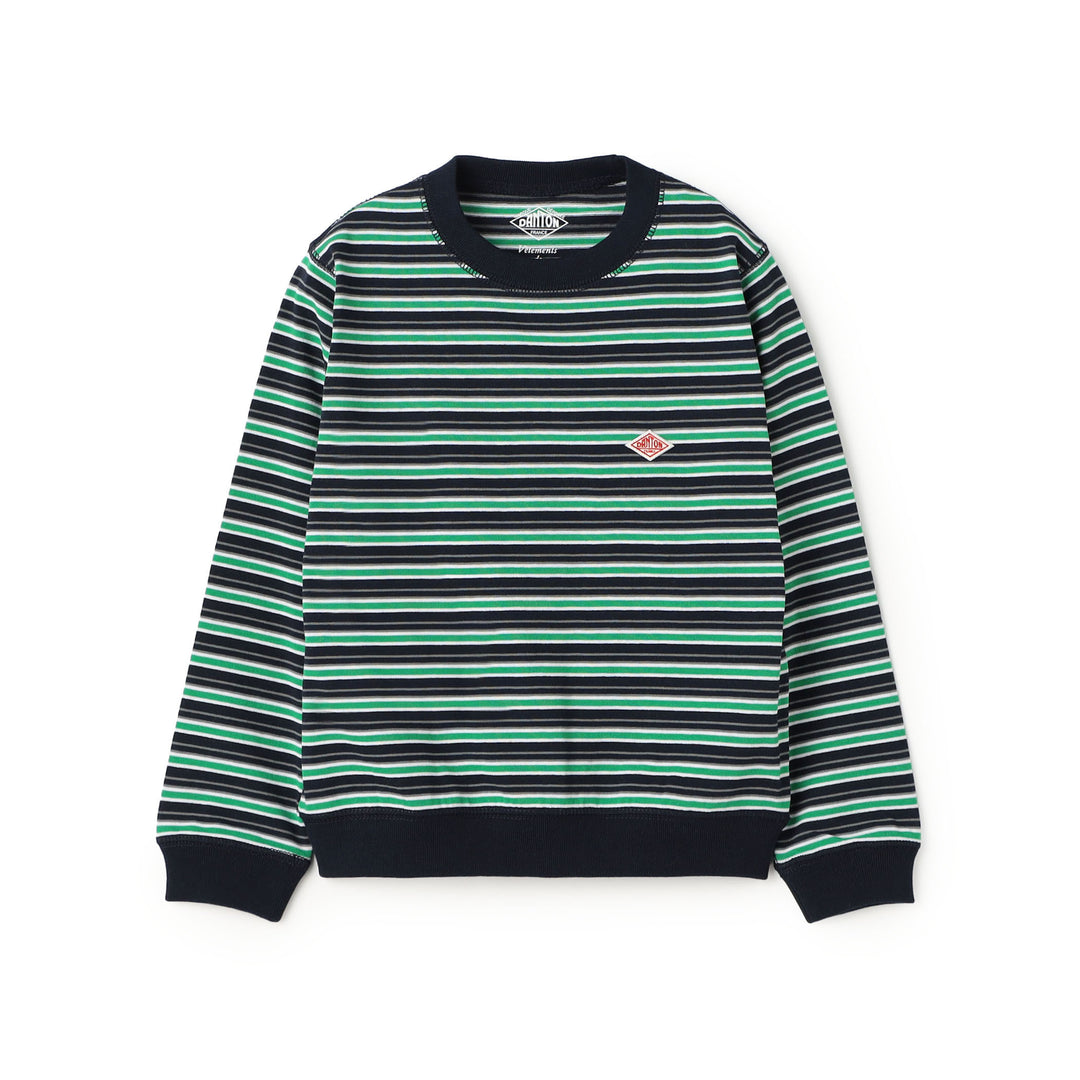 Kids' Long Sleeve Sweat T-Shirt Stripe