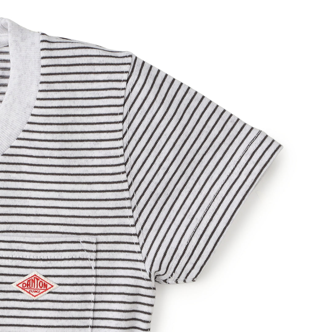 Kids' Short Sleeve Pocket T-Shirt Stripe