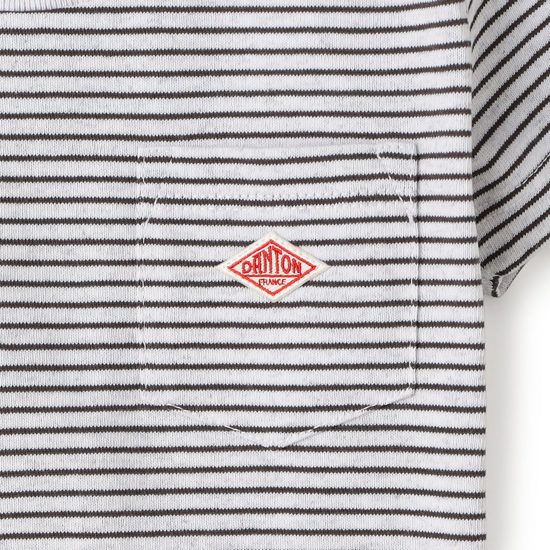 Kids' Short Sleeve Pocket T-Shirt Stripe
