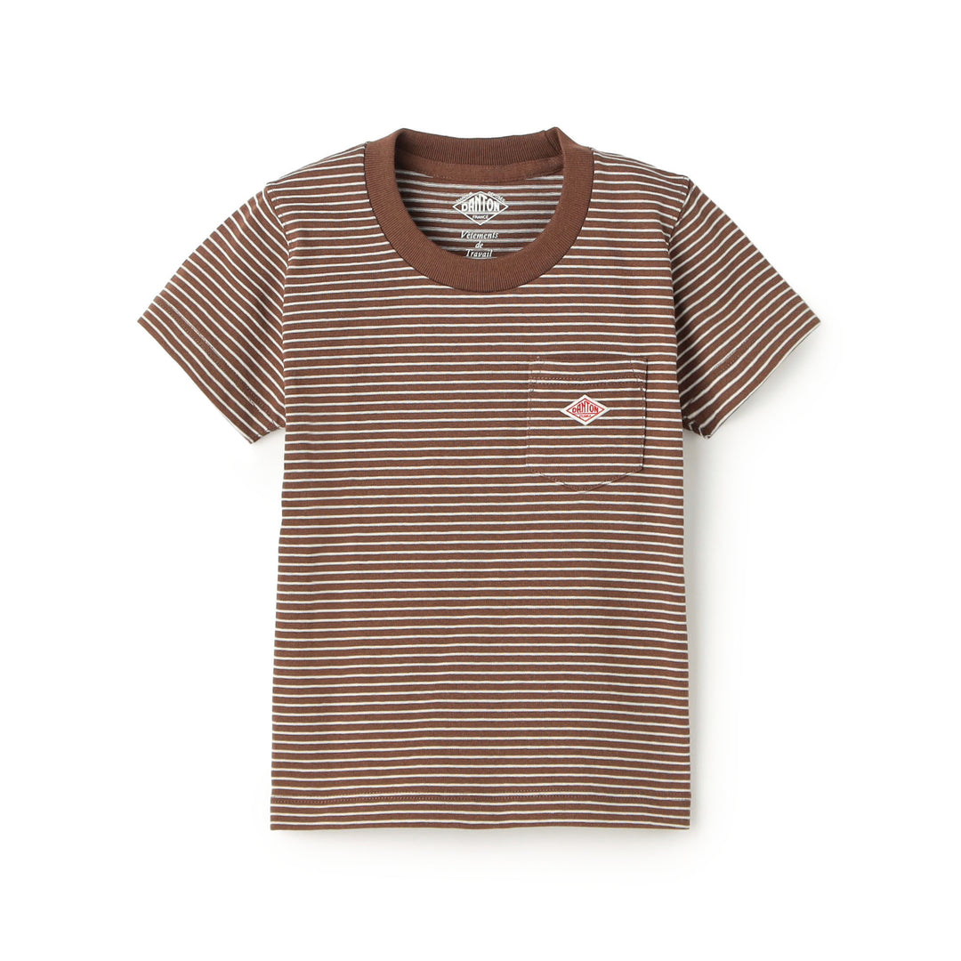 Kids' Short Sleeve Pocket T-Shirt Stripe