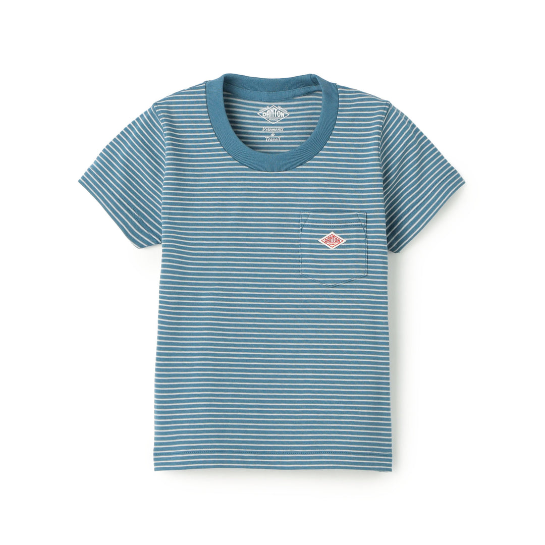 Kids' Short Sleeve Pocket T-Shirt Stripe