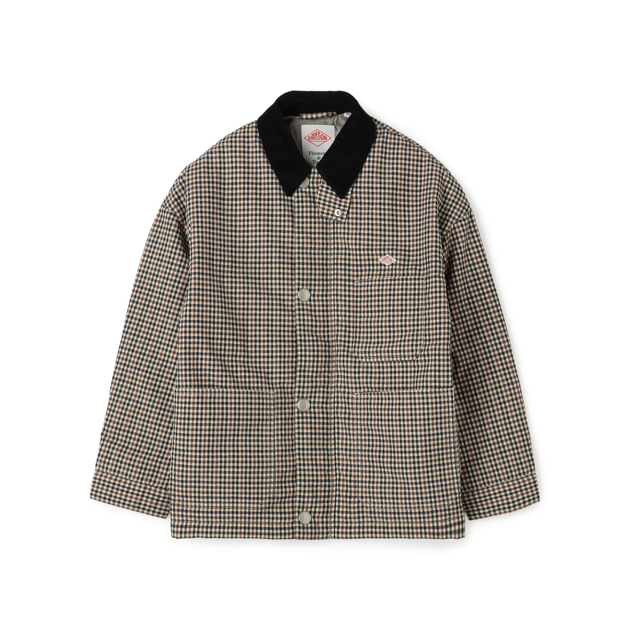 Women's Nylon Tussah Work Jacket Plaid – DANTON