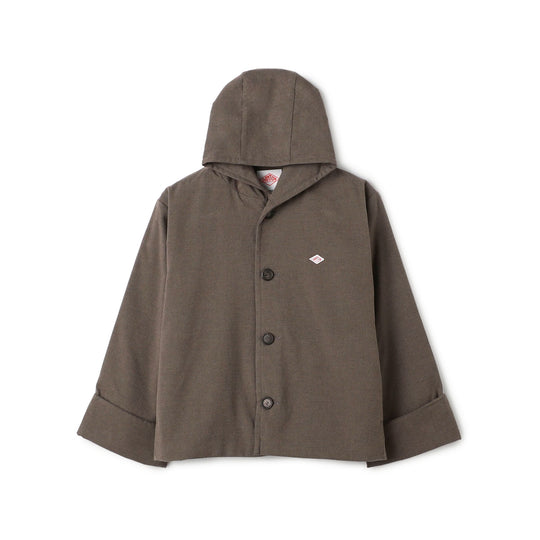Women's Wool Like Insulation Hooded Wide Jacket