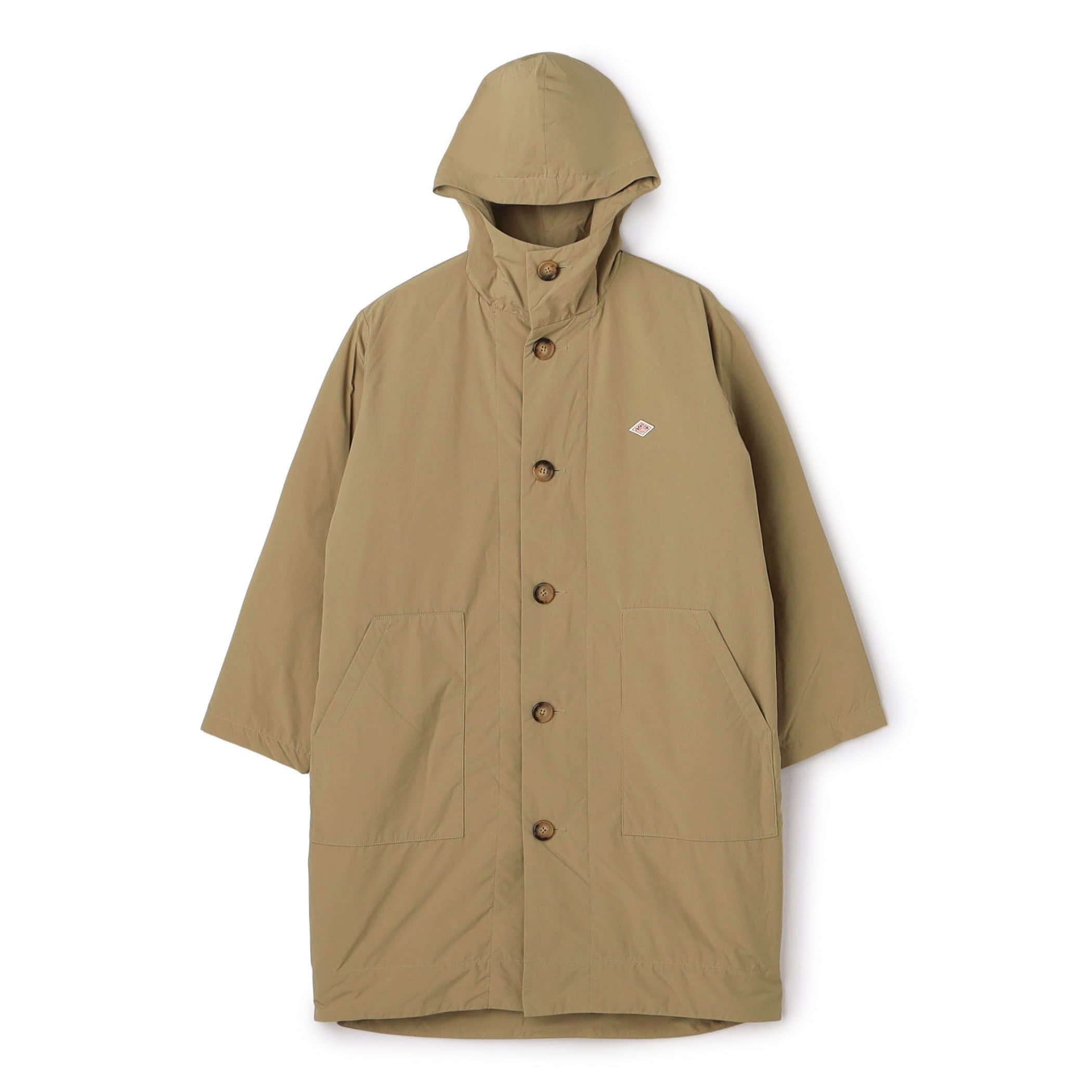 Women's Peach Taffeta Insulation Hooded Coat – DANTON