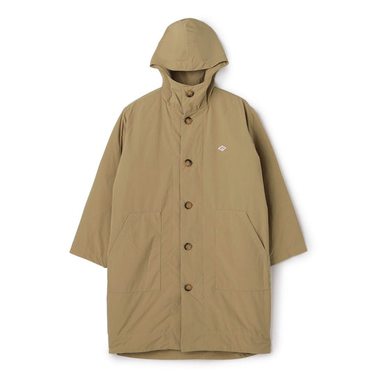 Women's  Peach Taffeta Insulation Hooded Coat