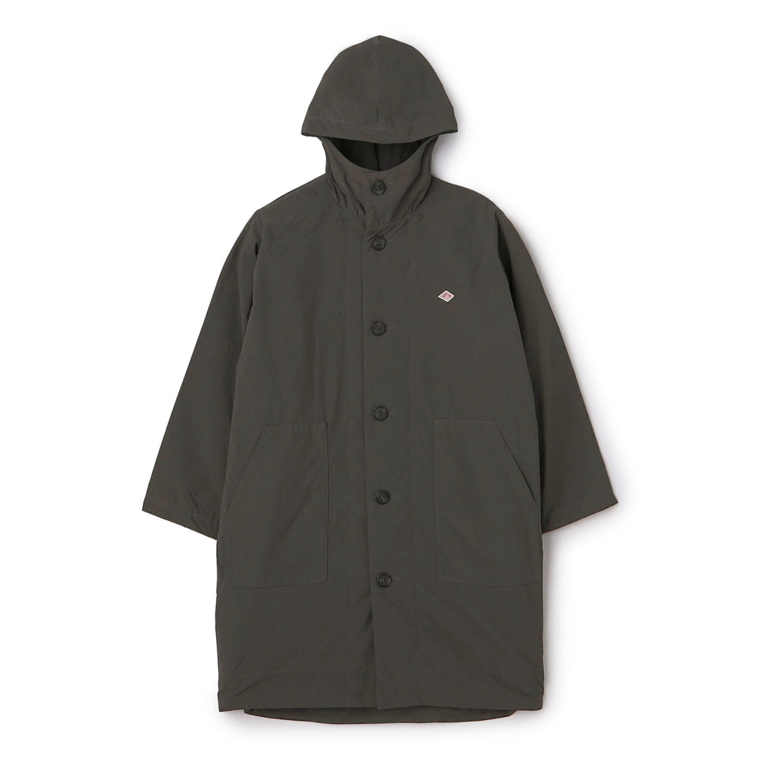 Women's  Peach Taffeta Insulation Hooded Coat