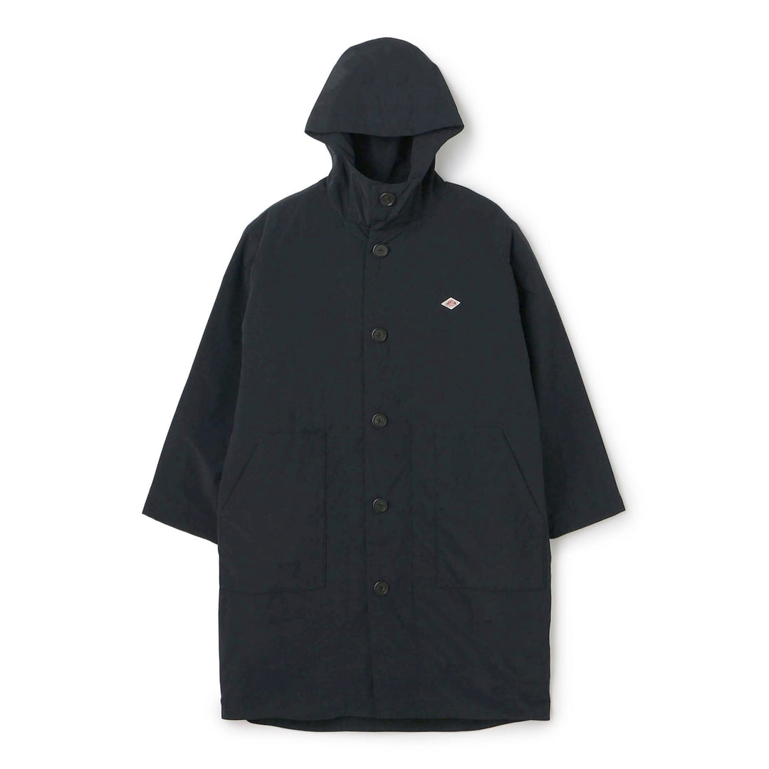 Women's  Peach Taffeta Insulation Hooded Coat