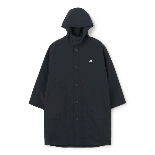 Women's  Peach Taffeta Insulation Hooded Coat