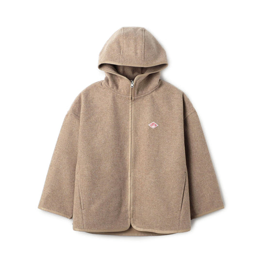 Women's Wool Melton Hooded Jacket